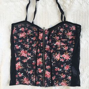 Mesh floral plank tank